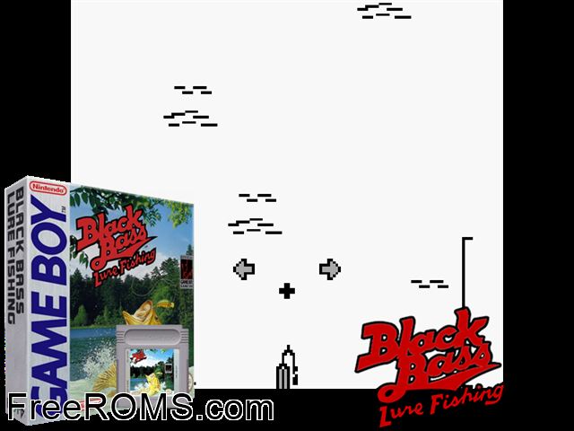 Black Bass - Lure Fishing Gameboy Color game showing 3D box cover and gameplay screenshot