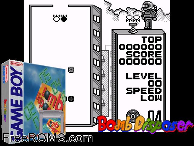 Bomb Disposer (Sachen 4-In-1 Vol. 6) Gameboy Color game showing 3D box cover and gameplay screenshot