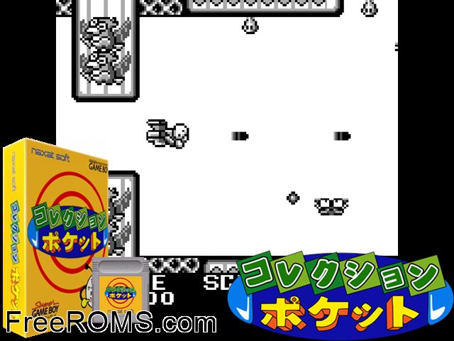 Collection Pocket (Japan) Gameboy Color game showing 3D box cover and gameplay screenshot