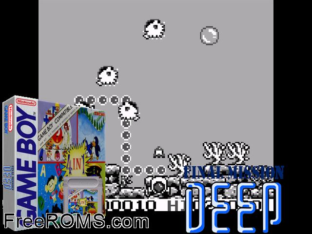 Deep - Final Mission Gameboy Color game showing 3D box cover and gameplay screenshot