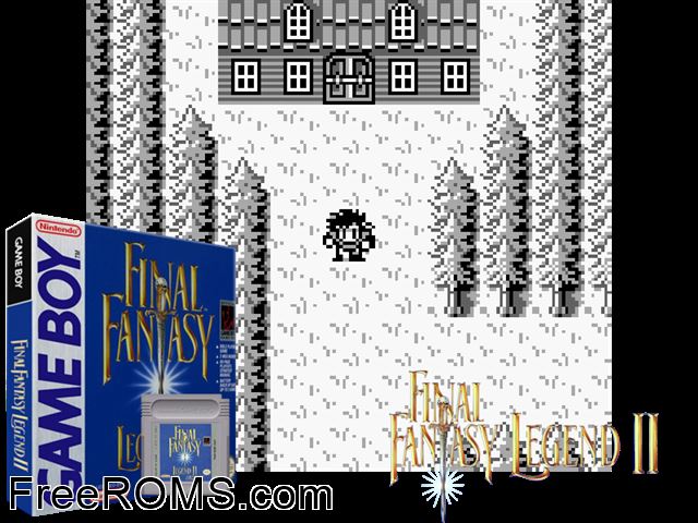 Final Fantasy Legend Ii (Spainish) Gameboy Color game showing 3D box cover and gameplay screenshot