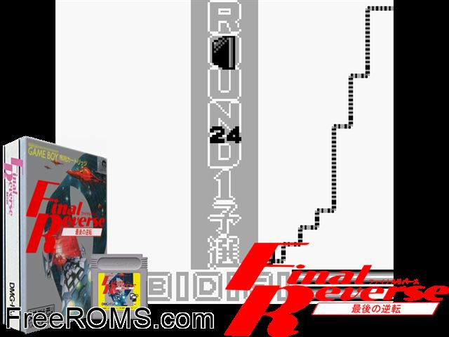 Final Reverse (Japan) Gameboy Color game showing 3D box cover and gameplay screenshot