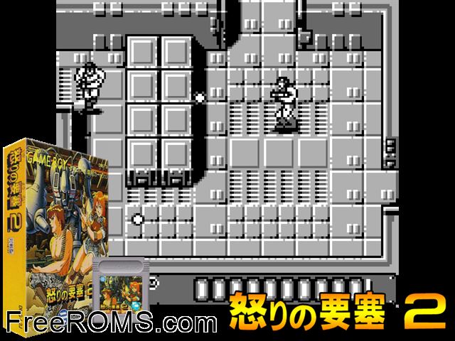 Ikari No Yousai 2 (Japan) Gameboy Color game showing 3D box cover and gameplay screenshot