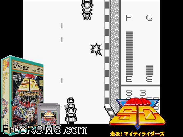 Maskrider Sd (Japan) Gameboy Color game showing 3D box cover and gameplay screenshot
