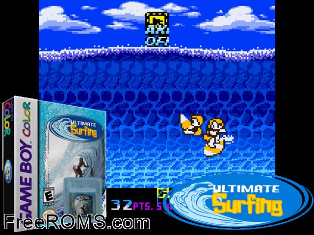 Naminori Yarou! (Japan) Gameboy Color game showing 3D box cover and gameplay screenshot
