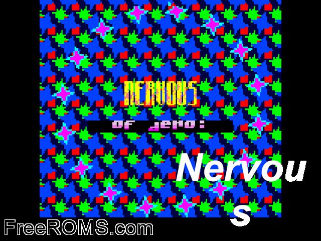 Nervous (Public Domain) Gameboy Color game showing 3D box cover and gameplay screenshot