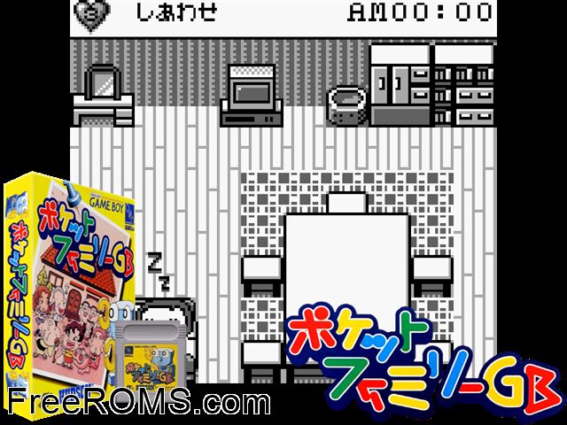 Pocket Family (Japan) Gameboy Color game showing 3D box cover and gameplay screenshot