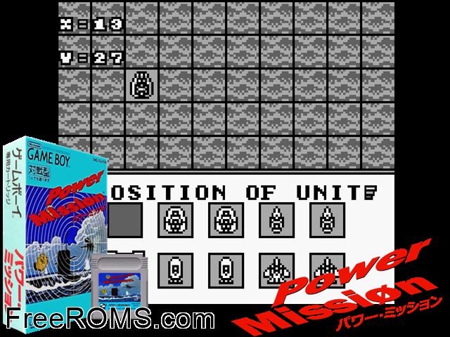 Power Mission (Japan) (V1.1) Gameboy Color game showing 3D box cover and gameplay screenshot