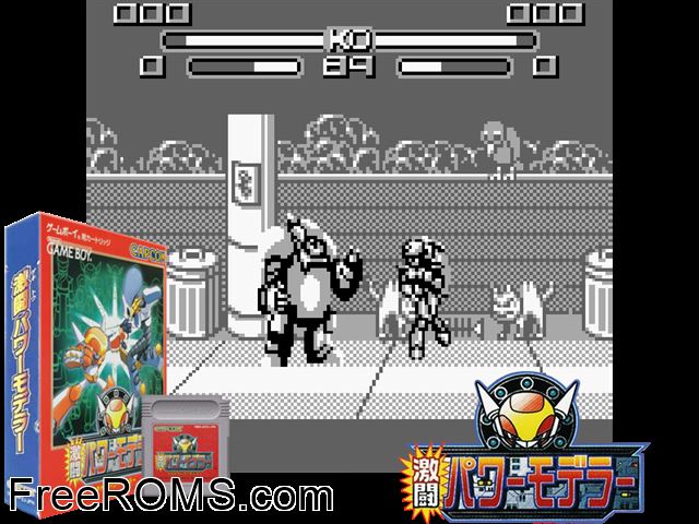 Power Quest - Gekitou Power Modeler (Japan) Gameboy Color game showing 3D box cover and gameplay screenshot