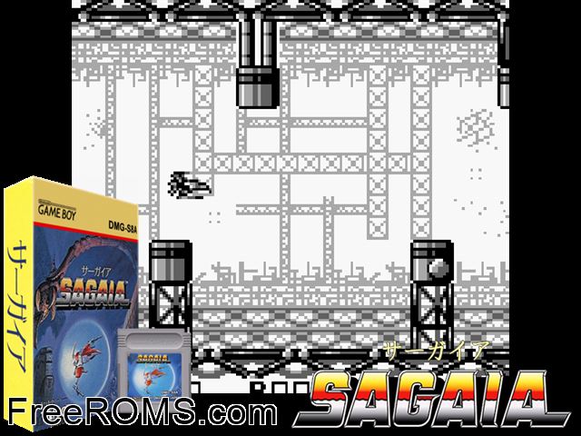 Sagaia (Japan) Gameboy Color game showing 3D box cover and gameplay screenshot