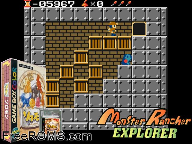 Solomon (Japan) Gameboy Color game showing 3D box cover and gameplay screenshot