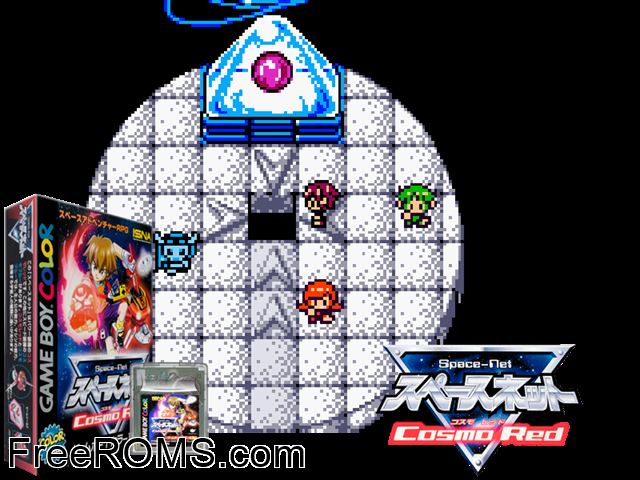 Space-Net - Cosmo Red (Japan) Gameboy Color game showing 3D box cover and gameplay screenshot