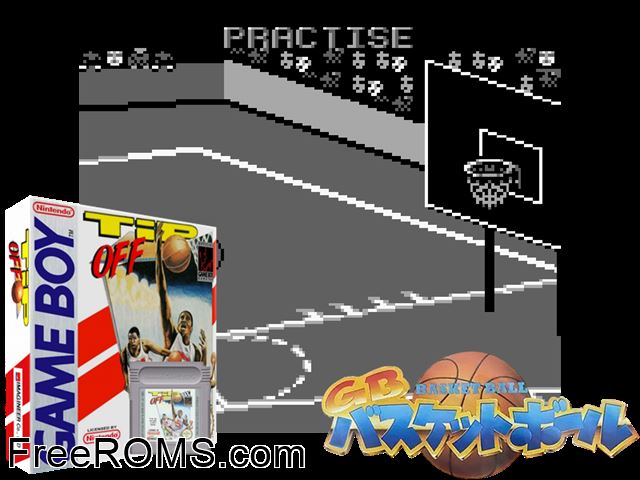 Tip Off Gameboy Color game showing 3D box cover and gameplay screenshot