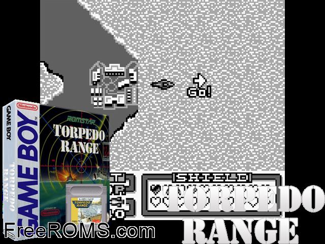 Torpedo Range (Japan) Gameboy Color game showing 3D box cover and gameplay screenshot