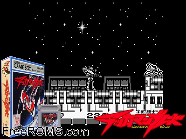 Uchuu No Kishi Tekkaman Blade (Japan) Gameboy Color game showing 3D box cover and gameplay screenshot