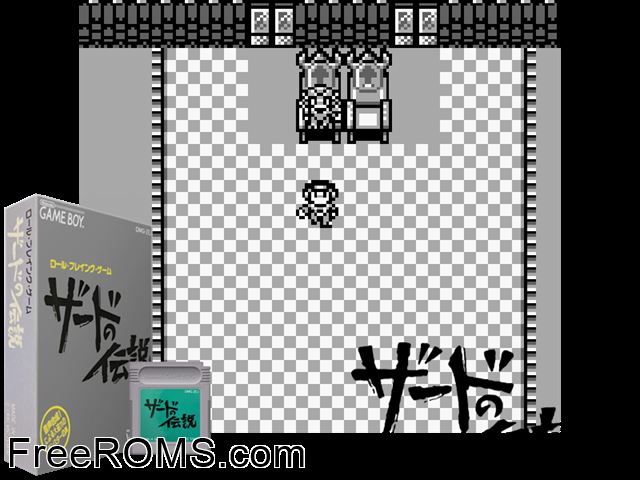 Zerd No Densetsu (Japan) Gameboy Color game showing 3D box cover and gameplay screenshot