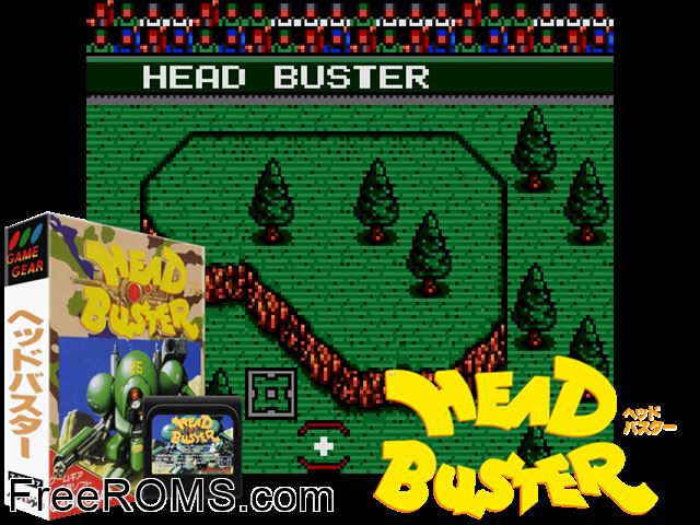 Head Buster Jap Game Gear game showing 3D box cover and gameplay screenshot