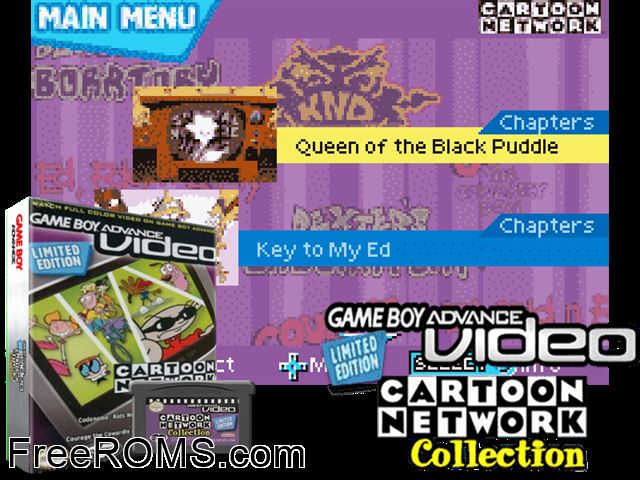 Cartoon Network Collection - Limited Edition (Video) Gameboy Advance game showing 3D box cover and gameplay screenshot