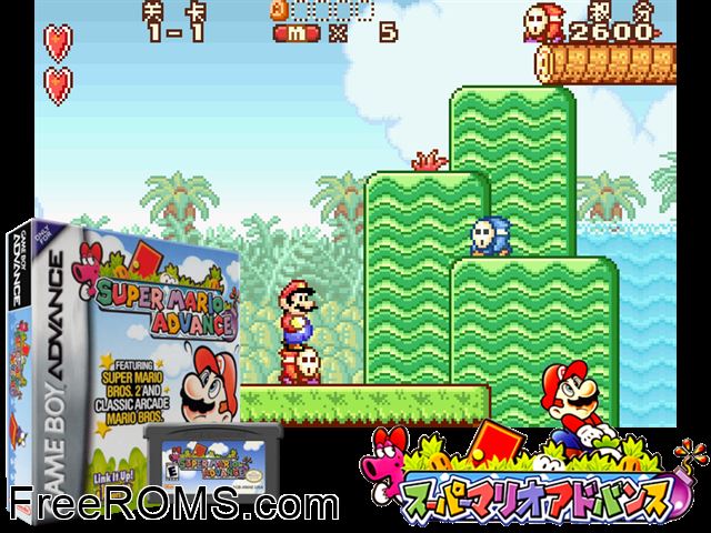 Chaoji Maliou 2 (China) Gameboy Advance game showing 3D box cover and gameplay screenshot