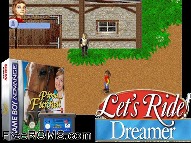 Pippa Funnell 2 Gameboy Advance game showing 3D box cover and gameplay screenshot