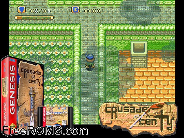 Soleil Genesis game showing 3D box cover and gameplay screenshot