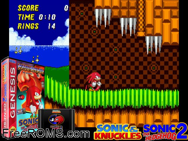 Sonic 3 Delta V0.1a (S3 Hack) Genesis game showing 3D box cover and gameplay screenshot