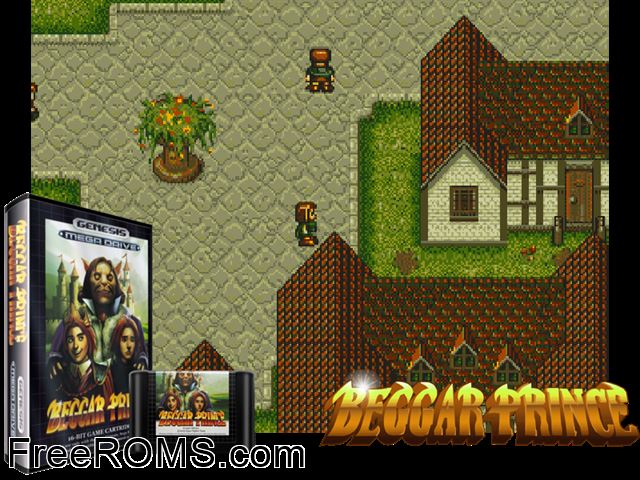 Xin Qi Gai Wang Zi Genesis game showing 3D box cover and gameplay screenshot