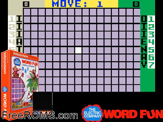 Electric Company - Word Fun (1980)(CTW) Intellivision game showing 3D box cover and gameplay screenshot