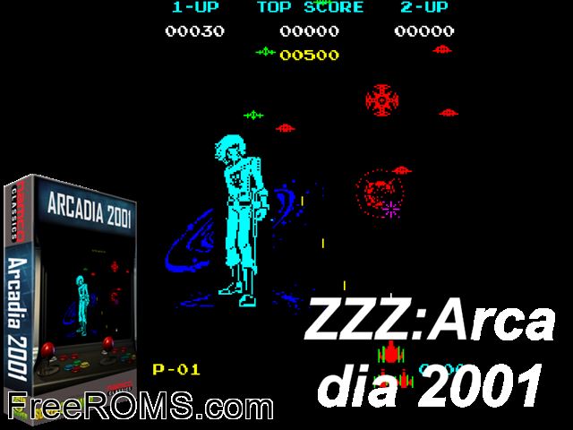 Waga Seishun no Arcadia MAME game showing 3D box cover and gameplay screenshot