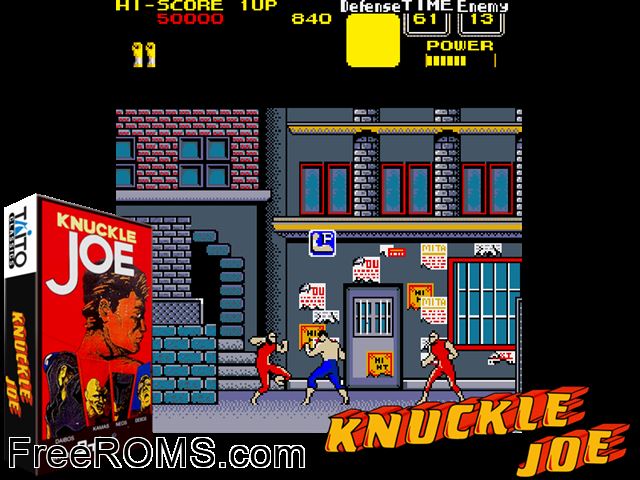 Bone Crusher MAME game showing 3D box cover and gameplay screenshot