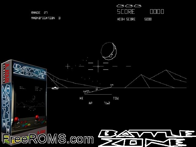 Bradley Trainer MAME game showing 3D box cover and gameplay screenshot