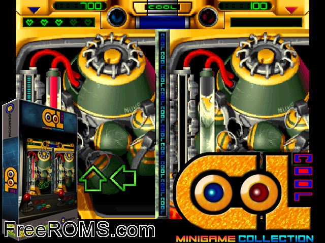 Cool Minigame Collection MAME game showing 3D box cover and gameplay screenshot