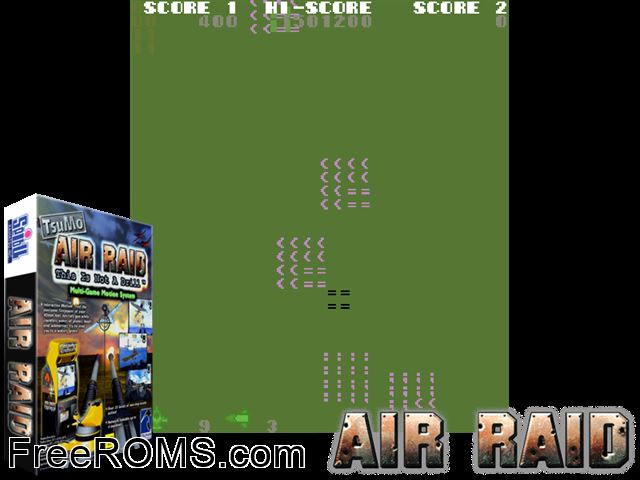 Cross Shooter (encrypted) MAME game showing 3D box cover and gameplay screenshot