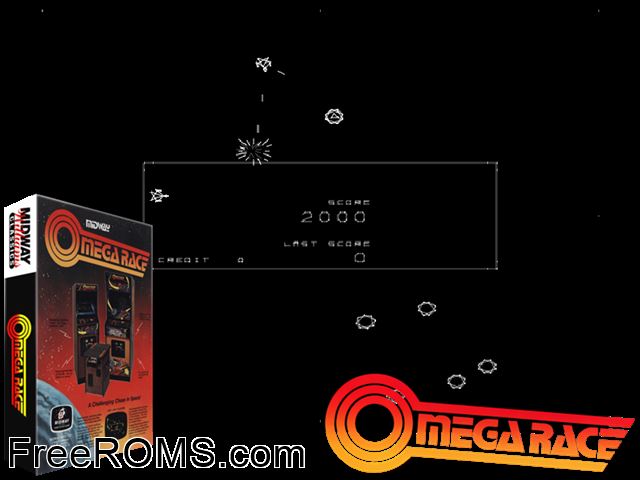 Delta Race MAME game showing 3D box cover and gameplay screenshot