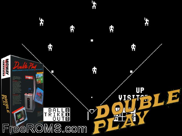 Double Play MAME game showing 3D box cover and gameplay screenshot