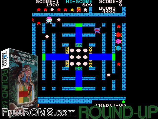Fitter MAME game showing 3D box cover and gameplay screenshot