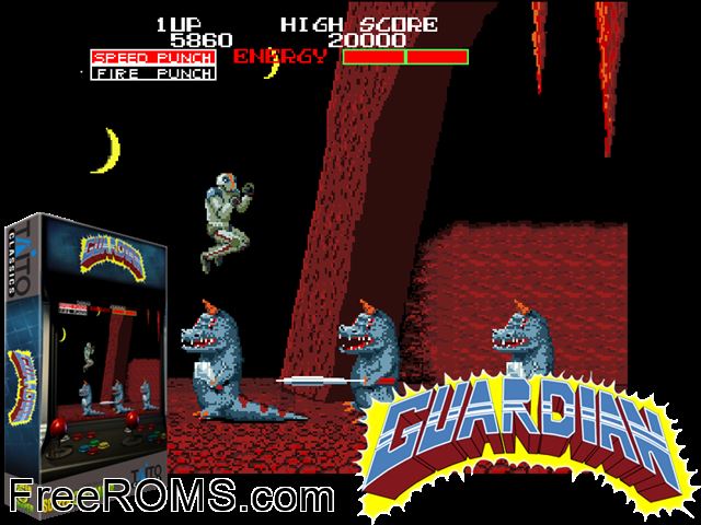 Get Star (bootleg, set 1) MAME game showing 3D box cover and gameplay screenshot