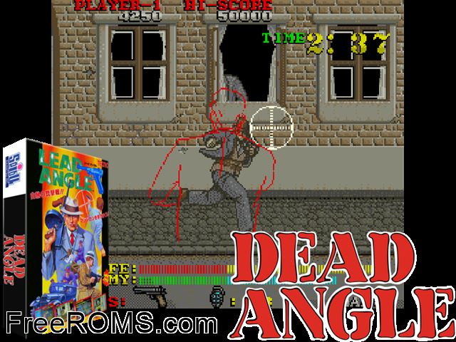 Gang Hunter (Spain) MAME game showing 3D box cover and gameplay screenshot