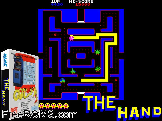 Got-Ya (12/24/1981, prototype?) MAME game showing 3D box cover and gameplay screenshot
