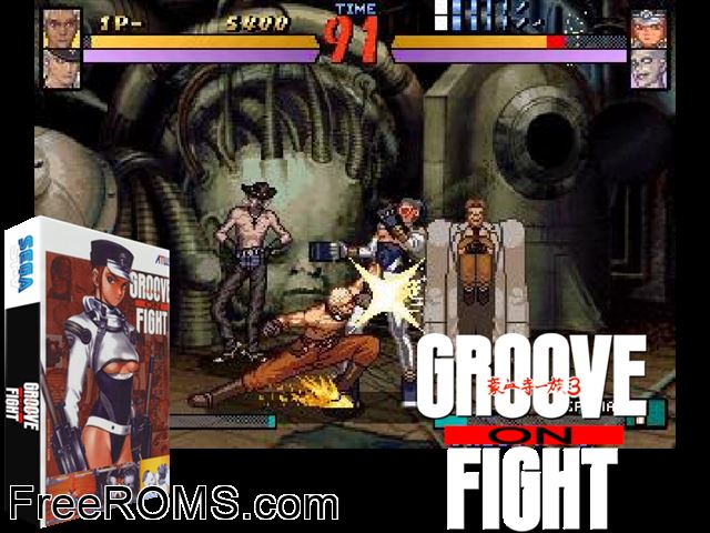 Power Instinct 3 - Groove On Fight (J 970416 V1.001) MAME game showing 3D box cover and gameplay screenshot