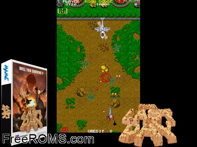 The Last Day (set 2) MAME game showing 3D box cover and gameplay screenshot
