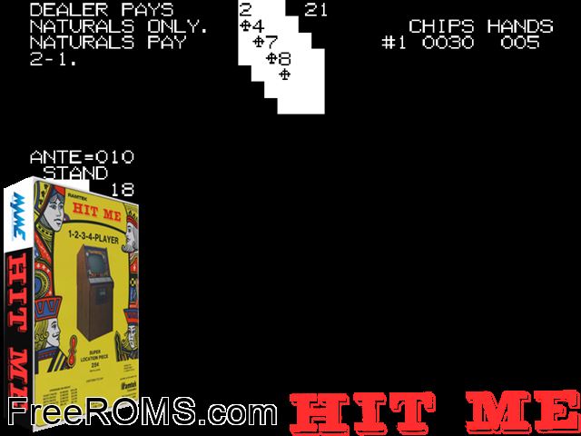 Black Jack (Mirco) MAME game showing 3D box cover and gameplay screenshot
