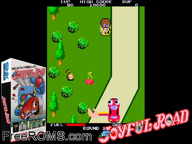 Munch Mobile (US) MAME game showing 3D box cover and gameplay screenshot