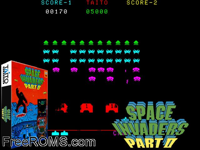 Moon Base MAME game showing 3D box cover and gameplay screenshot