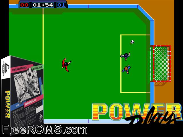 Power Play MAME game showing 3D box cover and gameplay screenshot