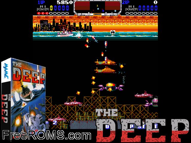 Run Deep MAME game showing 3D box cover and gameplay screenshot