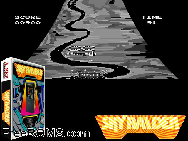 Sky Raider MAME game showing 3D box cover and gameplay screenshot
