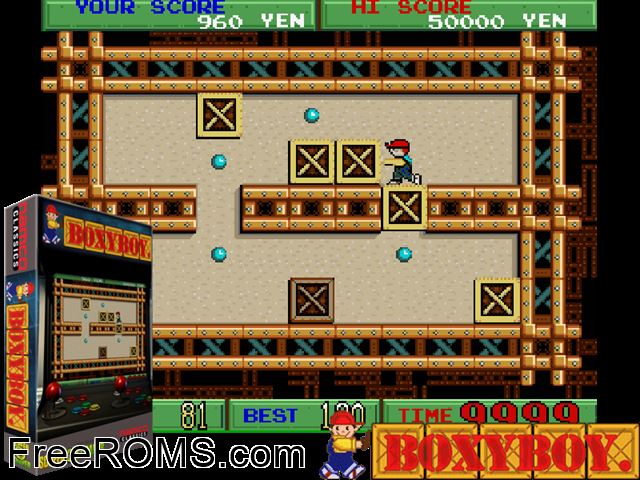 Souko Ban Deluxe (Japan) MAME game showing 3D box cover and gameplay screenshot
