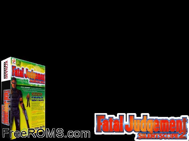 Silent Scope 2 MAME game showing 3D box cover and gameplay screenshot