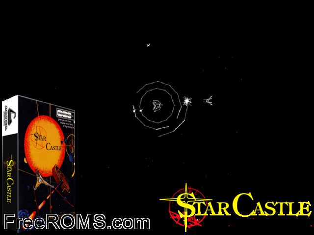 Stellar Castle (Elettronolo) MAME game showing 3D box cover and gameplay screenshot